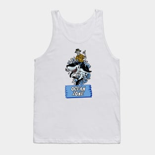 Skeleton shark rider Tank Top